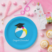 プールパーティービーチ球卒業パーティー ペーパープレート (パーティー)