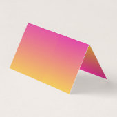 プールパーティーピンクイエローフードラベルテントカード (裏面)