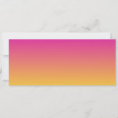 プールパーティーピンクネオンチケット 招待状 (裏面)