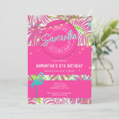 プールパーティーピンクビーチ 招待状 (スタンド正面)