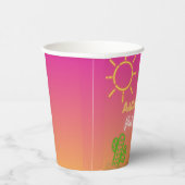 プールパーティーピンクレオン紙カップ 紙コップ (右)