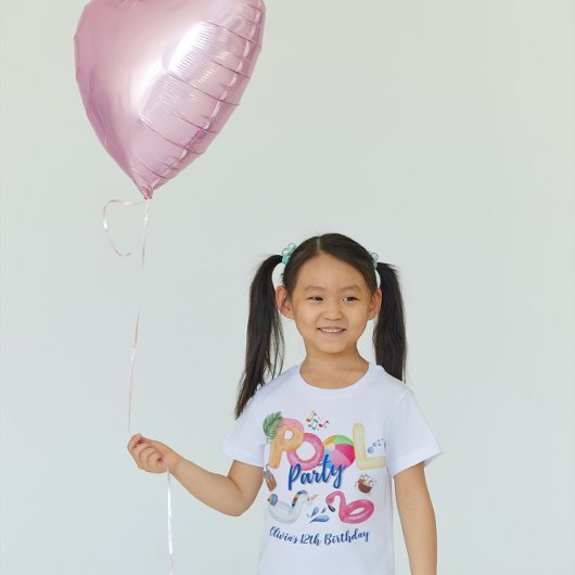 プールパーティーファミリの照合 Tシャツ