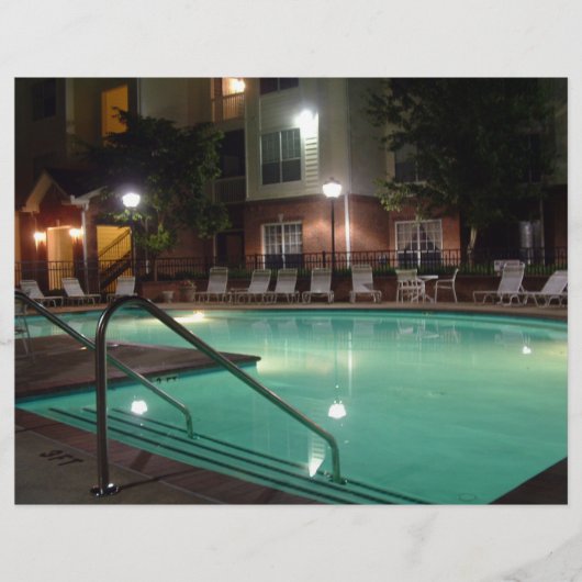 プールパーティーフライヤー チラシ (正面)