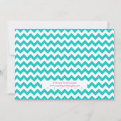 プールパーティーフリップフロップ誕生日パーティーの招待 招待状 (裏面)