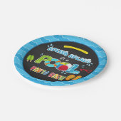 プールパーティープレート – ボーイBL ペーパープレート (アングル)