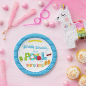 プールパーティープレート- Boy WH ペーパープレート (パーティー)