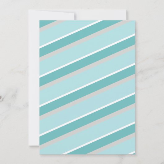 プールパーティーモダントロピカルリーフおもしろいかわいいスイーツ16 招待状 (裏面)