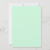 プールパーティーモダンSweet sixteen誕生日 招待状 (裏面)