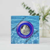 プールパーティーモルモット 招待状 (スタンド正面)