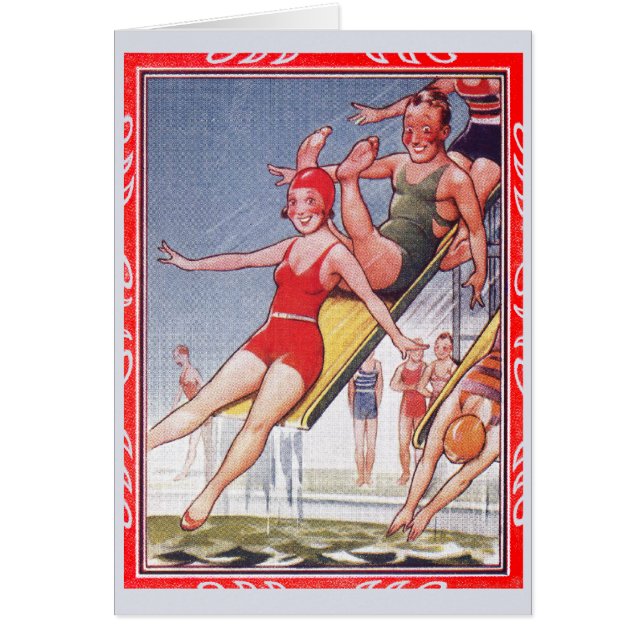 プールパーティーヴィンテージスイミングサマー (正面)