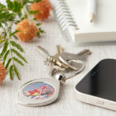 プールパーティーヴィンテージスイミングサマー キーホルダー (側面)