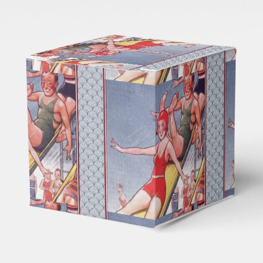 プールパーティーヴィンテージスイミングサマー フェイバーボックス (正面サイド)