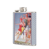 プールパーティーヴィンテージスイミングサマー フラスク (左)