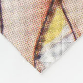 プールパーティーヴィンテージスイミングサマー フリースブランケット (角)