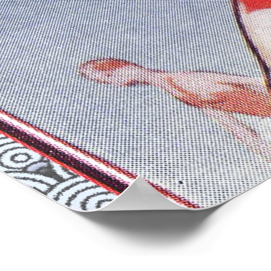 プールパーティーヴィンテージスイミングサマー ポスター (角)