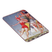 プールパーティーヴィンテージスイミングサマー マグネット (右側)