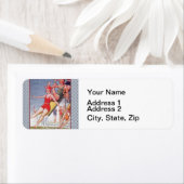 プールパーティーヴィンテージスイミングサマー ラベル (インサイチュ)