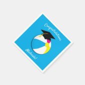 プールパーティー卒業パーティー スタンダードカクテルナプキン (角)