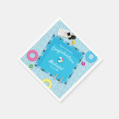 プールパーティー卒業パーティー スタンダードカクテルナプキン (角)