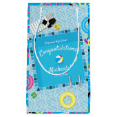 プールパーティー卒業パーティー スモールペーパーバッグ (正面)