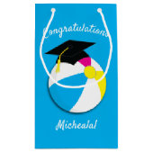 プールパーティー卒業パーティー スモールペーパーバッグ (裏面)