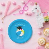 プールパーティー卒業パーティー ペーパープレート (パーティー)