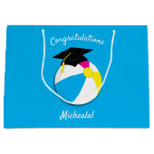 プールパーティー卒業パーティー ラージペーパーバッグ (正面)