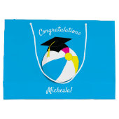 プールパーティー卒業パーティー ラージペーパーバッグ (裏面)