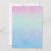 プールパーティー夏の誕生日パーティーへの招待 招待状 (裏面)