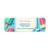 プールパーティー夏水 ラベル (正面)