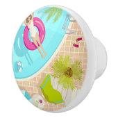 プールパーティー女子ビキニ夏ビーチ セラミックノブ (右)