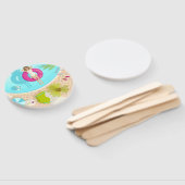 プールパーティー女子ビキニ夏ビーチ ハンドファン (組立なし)