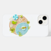 プールパーティー女子ビキニ夏ビーチ Case-Mate iPhoneケース (裏面 (横))