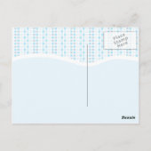 プールパーティー感謝のポストカード ポストカード (裏面)