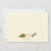 プールパーティー時間 招待状 (裏面)