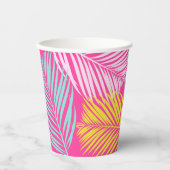 プールパーティー紙カップ |トロピカルパーティーカップ 紙コップ (正面)