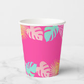 プールパーティー紙カップ |トロピカルパーティーカップ 紙コップ (裏面)