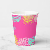 プールパーティー紙カップ |トロピカルパーティーカップ 紙コップ (左)