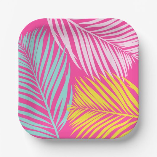 プールパーティー紙プレート |プールパーティーの単位 ペーパープレート (正面)