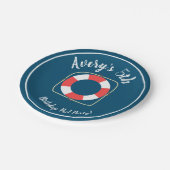 プールパーティー紙プレート ペーパープレート (アングル)