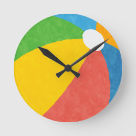 プールパーティー誕生日の優先 ラウンド壁時計