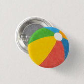 プールパーティー誕生日の優先 缶バッジ (正面&裏面)