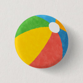 プールパーティー誕生日の優先 缶バッジ