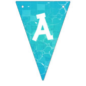 プールパーティー誕生日バンティングバナー バンティングフラッグ (第3の旗)