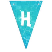 プールパーティー誕生日バンティングバナー バンティングフラッグ (第2の旗)