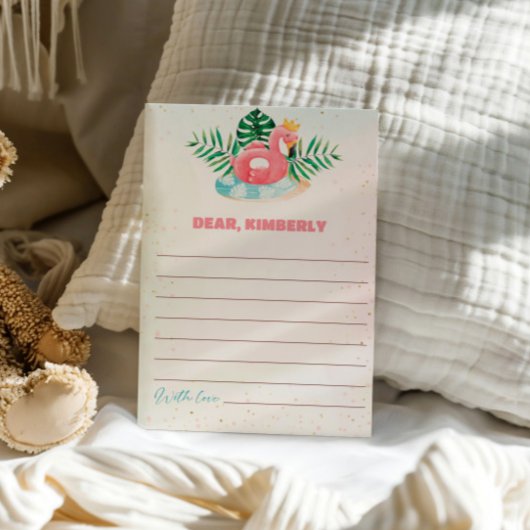 プールパーティー誕生日パーティー タイムカプセル メッセージカード 招待状