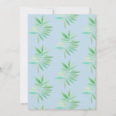 プールパーティー誕生日パーティー 招待状 (裏面)