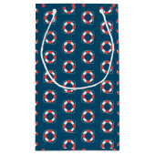 プールパーティー誕生日抱き枕 スモールペーパーバッグ (裏面)