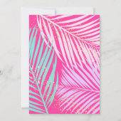 プールパーティー誕生日招待状 |プールパーティー 招待状 (裏面)