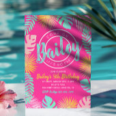 プールパーティー誕生日招待状 |プールパーティー 招待状